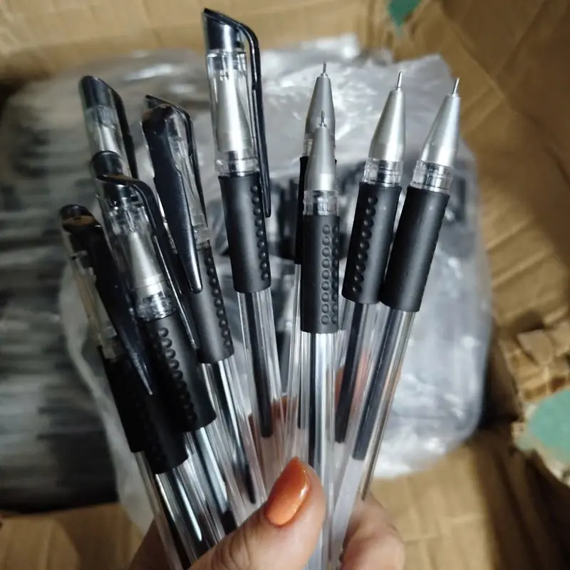 Combo 50 bút bi gel nước mực viết nhanh khô không lem 2