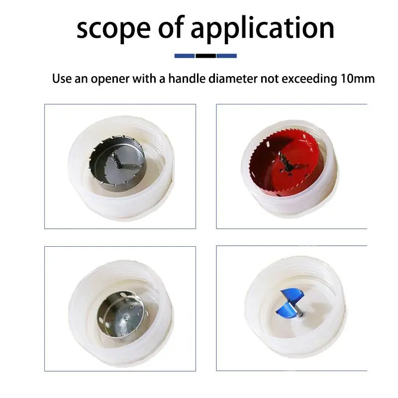 Drill Dust Cover, 1 Count Drill Dust Collector for Power Tool Hole Saw Accessories, Fixed Easy Operate Ash Bowl, Multifunctional Hand Tool Accessories 3