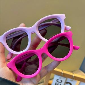 New Children's Sunglasses Dopamine Candy Color Trendy Cute Baby Versatile Sunglasses