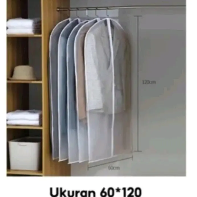 cover pelindung baju plastik anti debu 2