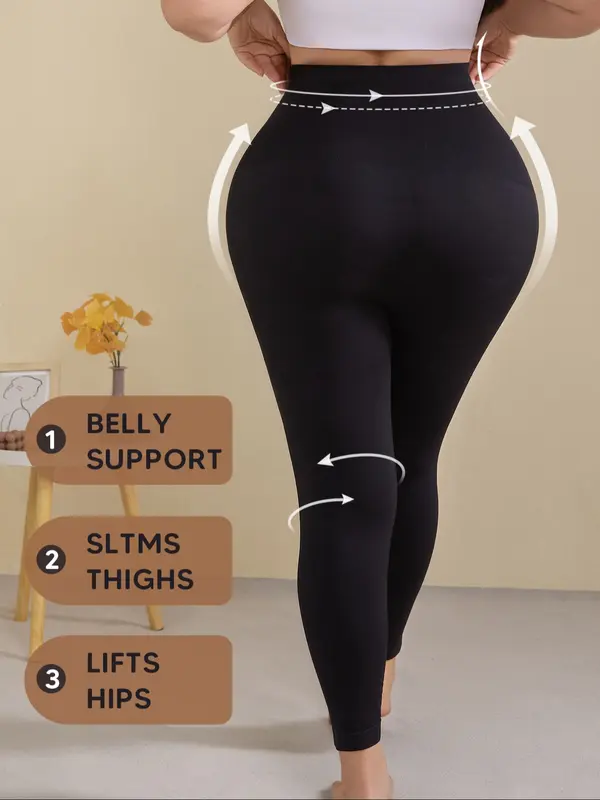Women's Minimalist Solid Maternity Leggings, Pregnancy Plain High Waist Skinny Pants, Seamless Leggings for Daily Wear, Fashion Casual Maternity Pregnancy Bottoms for Women Lady, Pregnancy Clothes, Maternity Clothing 1