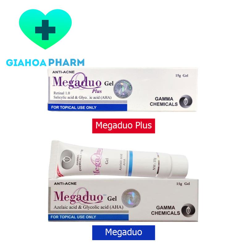   CHÍNH HÃNG  Megaduo AHA  GAMMA  - Gel bôi   thoa giảm mụn trứng cá mụn ẩn đầu đen   trắng ngừa thâm 