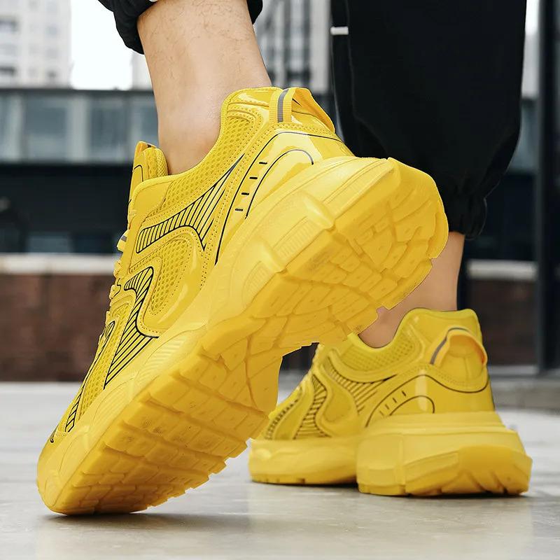 2024 Aanpassen Man Casual Mode Sneakers Snelle Levering Dropshipping Blank Mesh Wandelen Hardlopen Sportschoenen voor Mannen Atletische Hardloper_voghion.com