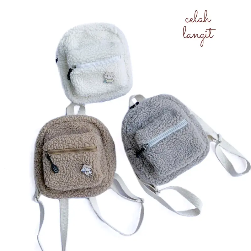 Celah langit Shea Backpack Tas Ransel Bulu 0