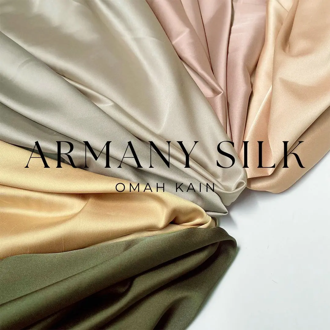 KAIN SATIN SILK BRIDESMAID PREMIUM (Grade A, Stretch, Adem dan Mewah)