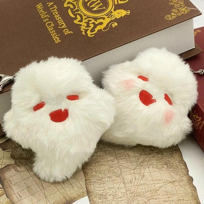 Product Introduction of Halloween Ghost Doll Anime Keychain Cute Ghost Kawaii Plush Stuffed Cartoon Decoration Keychain Bag Pendant Accessories Bag 6