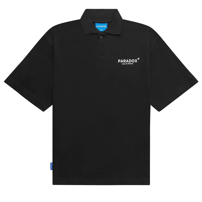 Áo Thun Nam Có Cổ Ngắn Tay PARADOX Menswear COURTEOUS POLO - Đen Tay Ngắn