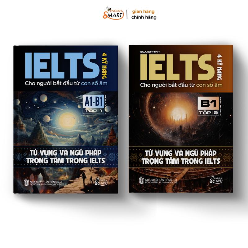 Bộ 2 Sách IELTS 4 Kỹ Năng Dành Cho Người Bắt Đầu Từ Con Số Âm Và Bộ 3 Cuốn IELTS READING