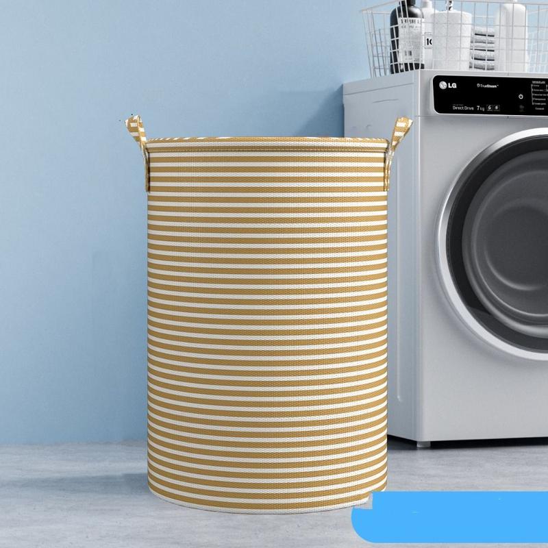 Product Introduction of New Foldable Laundry Basket Large Capacity Dirty Clothes Storage Basket Household Sundries Cotton and Linen Storage Bag 19