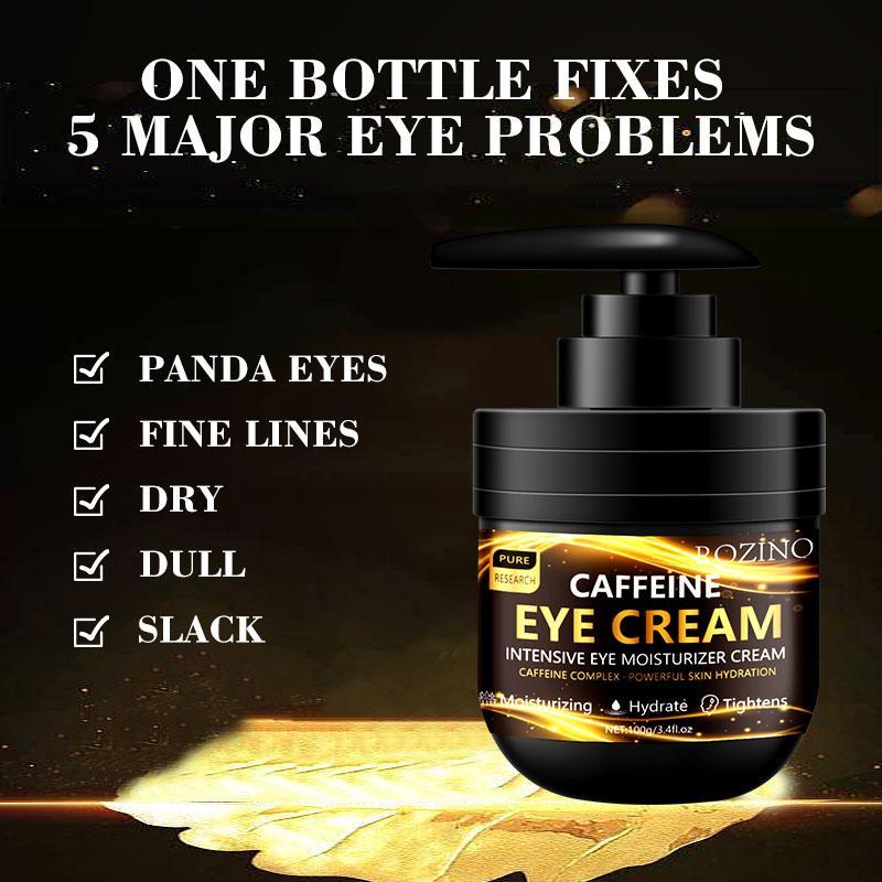 Black Press Jar Caffeine Eye Cream, Moisturizing Eye Cream, Eye Care Product for Women & Men, Daily Skincare Product for Daily Use 4