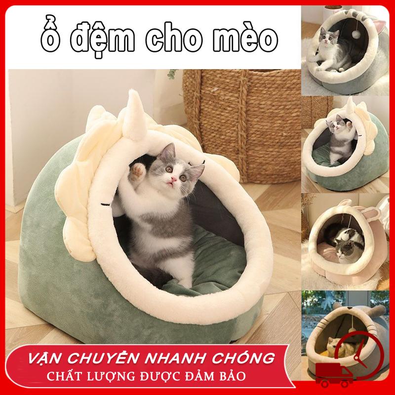 DO DO nhà cho mèo ổ ngủ cho mèo giường mèo ổ đệm cho mèo Thích hợp cho mọi mùa ổ đệm ngủ cho mèo ổ nằm cho chó giường ngủ cho mèo ổ mèo nằm chỗ ngủ cho chó