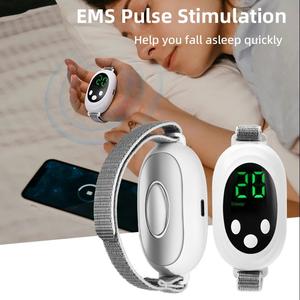 Smart Sleep Aid Instrument for Handheld Relaxation White Portable Massage Rechargeable Therapy Hand Body Belt Neck Massager Eye Sauna Relaxing