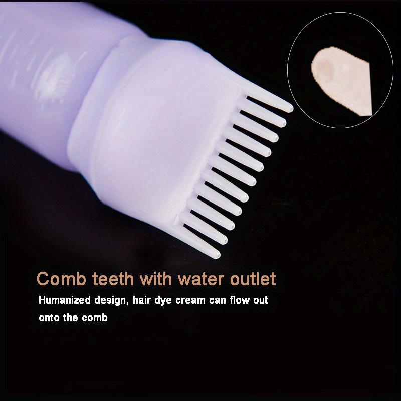 Product Introduction of 2pcs Set Silicone Hair Comb With Root Comb Applicator Bottle Set  Hair Oil Applicator Shampoo Brush Salon hair styling tools 4