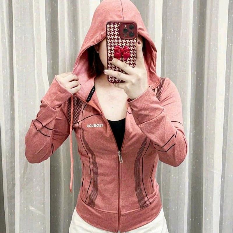 Áo khoác nữ 1 chống nắng có 4 túi, dây kéo, nón, chất vải thun lạnh co giãn 4 chiều mềm mát THLAI mái - Màu sắc đa dạng