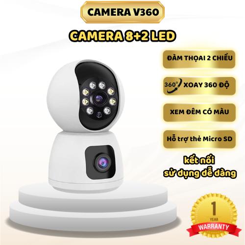  Camera An Ninh CCTV Camera Trong Nhà Full HD 1080P  2.4G WiFi 