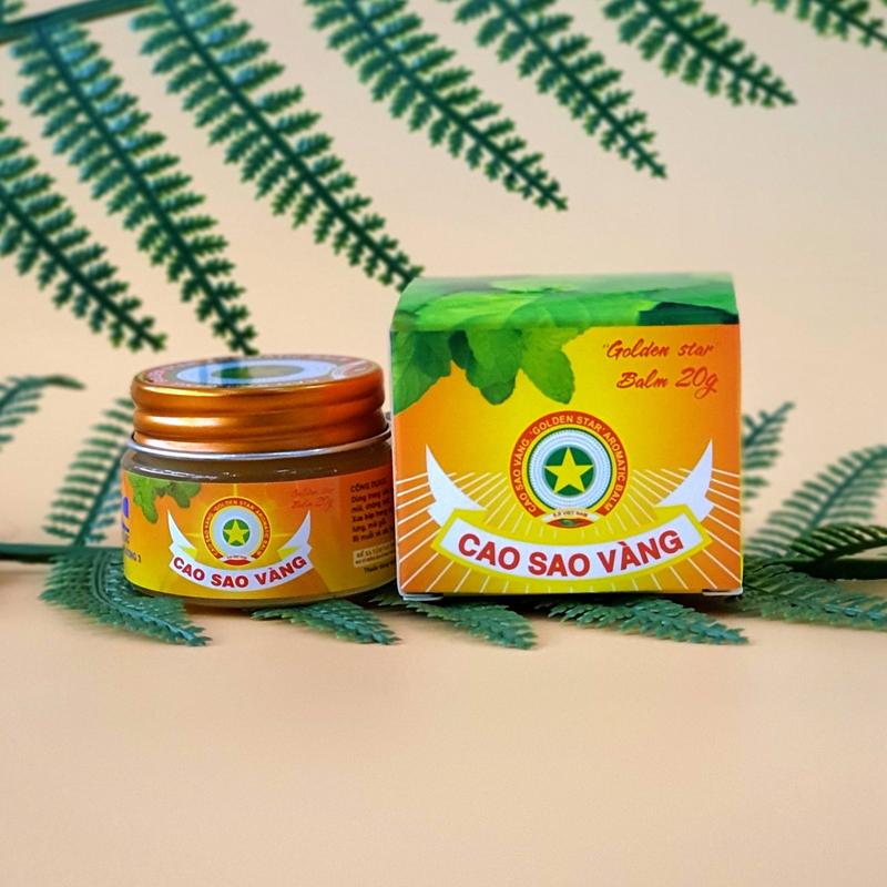 Cao sao vàng 20gr Lọ thủy tinh Dầu cù là