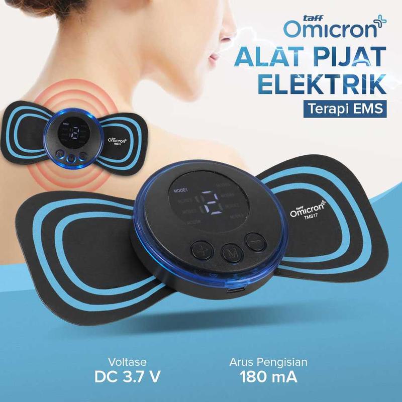 Alat Pijat Elektrik Tempel EMS Terapi Leher Massager Pijit Badan 1