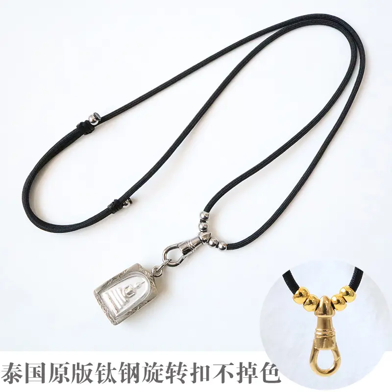 Thailand Original Buddha Brand Chain Metal Titanium Steel Stainless Steel Rotary Buckle Buckle Buckle Spring Buckle Quick Release Color Not Faded