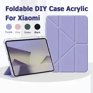 Smart Case Tablet For Xiaomi Pad 6/6 Pro/7/7 Pro/5/5 Pro Foldable Case Auto Wake Casing Cover With Pencil Holder