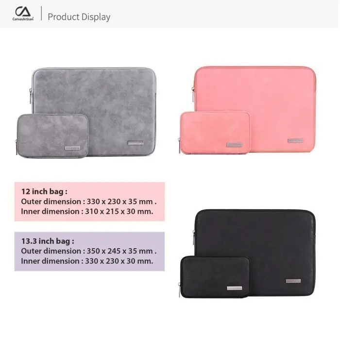 Sleeve For HUAWEI MatePad 12 X 12X 2024 WiFi Papermatte 12 Inch Tas Tablet Leather Bag Sleeve Soft Case Handbag Premium Tas Jinjing Waterproof BONUS Pouch 1