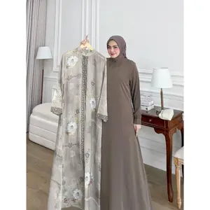 Melati Dress 2 In 1 By Alody Premium Gamis Mewah Elegant Kondangan Pesta