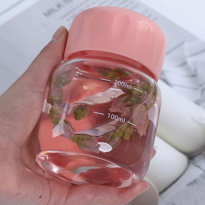 Product Introduction of Bình Nước Thủy Tinh, Dung Tích 300ml, Có Tay Áo Cốc Và Nắp, Cầm Tay Cho Gia Đình, Thích Hợp Cho Bữa Sáng, Cà Phê, Nước Ép, Sữa, R0S8 37