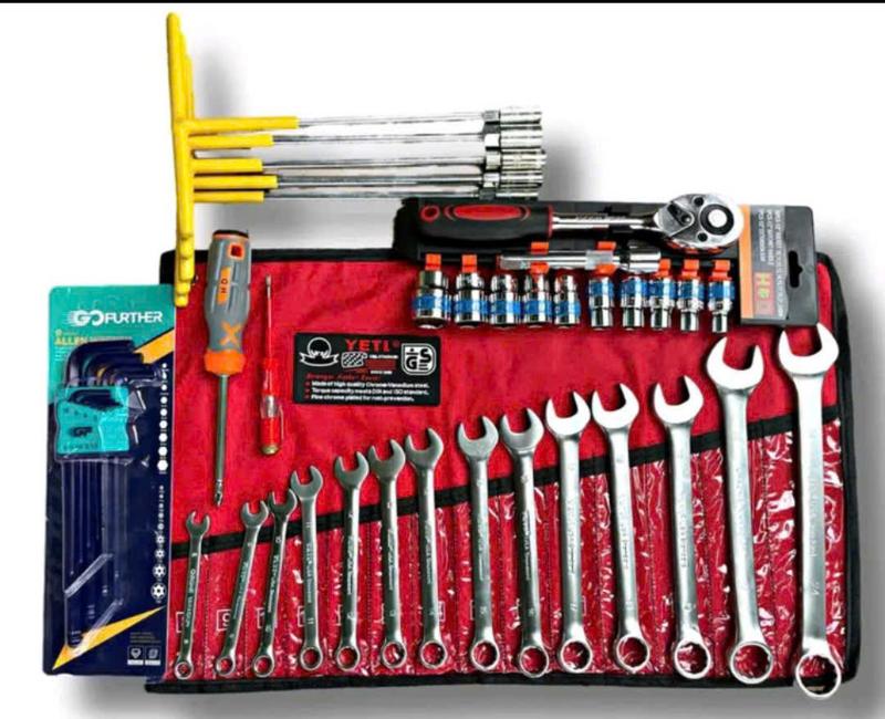 Bộ Dụng Cụ Sửa Chữa 6 Món Đa Năng Cho Ô Tô, Máy Móc, Thiết Bị Gia Đình và Công Xưởng yeti  kìm bộ  tool dung  cu bộ  chìa đốc  cờ