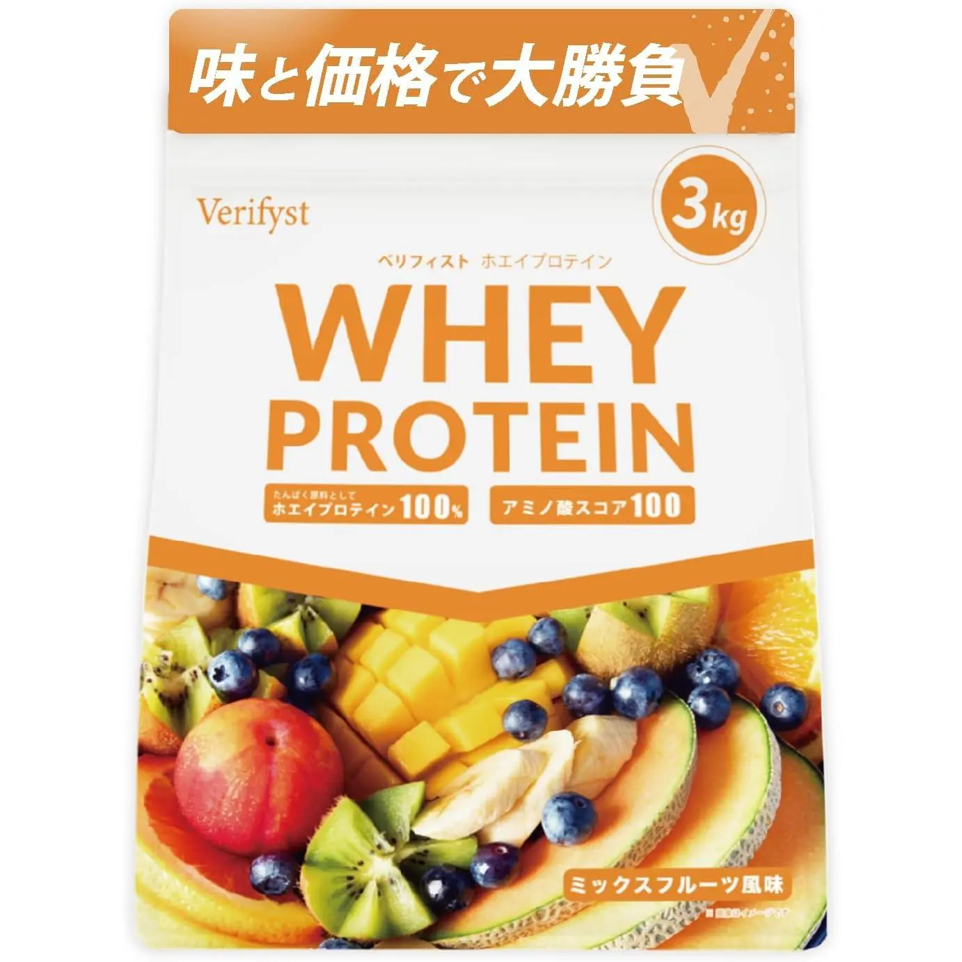 Verifyst ベリフィスト ホエイプロテイン チョコレート風味 3kg Amazon.co.jp: Verifyst ベリフィスト 3kg ホエイ プロテイン 100