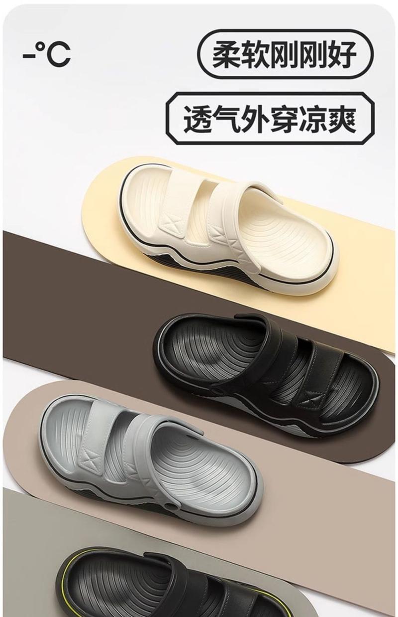 Product Introduction of Dép Thời Trang, Dành Cho Nam Giới, Mặc Ngoài Trời Mùa Hè, Không Trơn Trượt, Khử Mùi, Sử Dụng Kép, Thích Hợp Để Lội Nước, Chống Bụi Bẩn, Lái Xe, Dép Đi Biển Thường Ngày Thời Trang Mới Đến Năm 2025 2