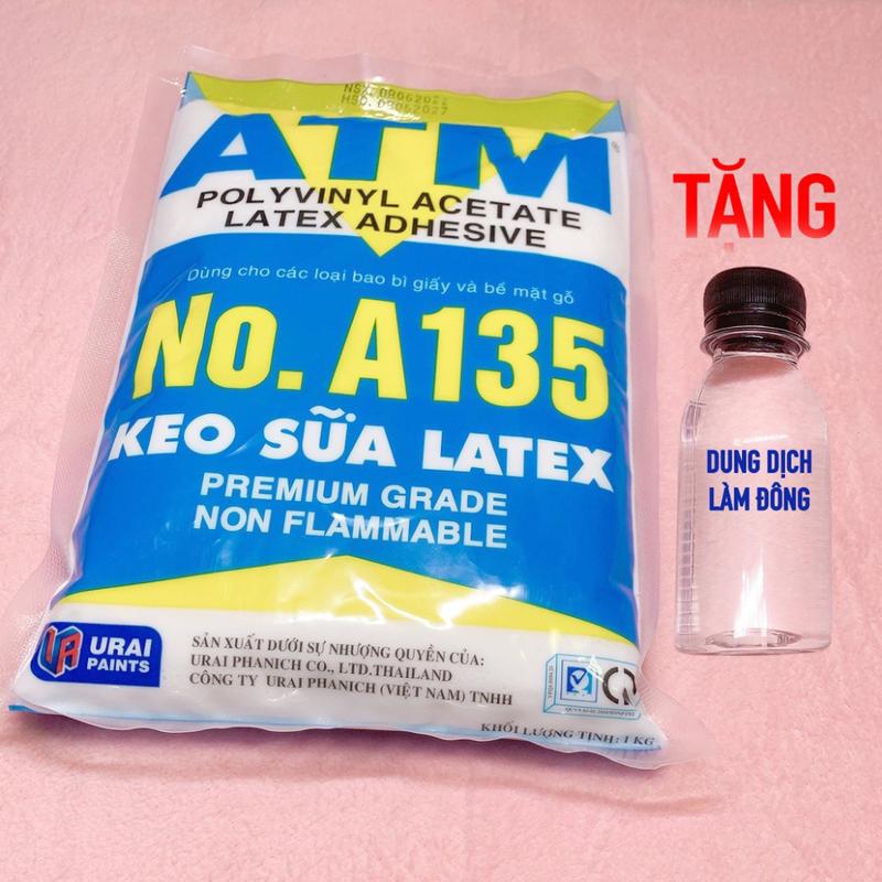 1Kg Keo Sữa ATM Tặng kèm Chai Activator Dung Dịch Làm Slime 100ML - Nguyên Liệu Làm Slime