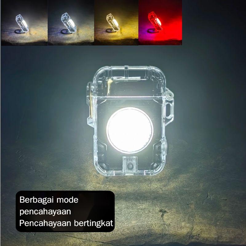 Product Introduction of <Pengiriman Lokal>Tongkol Membawa Rantai Kunci Cahaya Darurat Lampu Portabel Rechargeable Senter LED 22