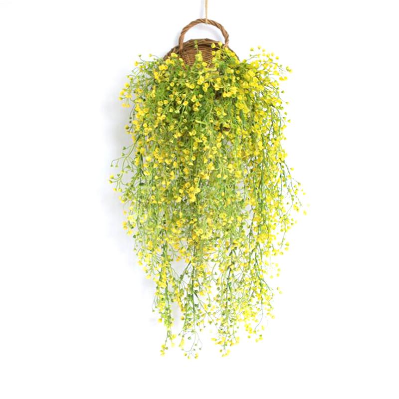Product Introduction of Fake Artificial Vines Flower Wall Hanging Faux Rattan Plant Flower Home Decor 19