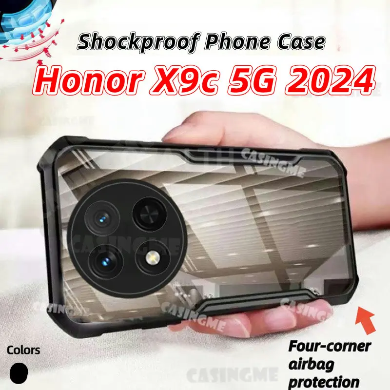 Phone case for Acrylic Shockproof Honor X9c 5G 2024 Honor X9c HonorX9c X9 X9b X9a a b c 9c 5G 4G 2024 Airbag Clear Phone Cas Silicone Transparent Back Cover