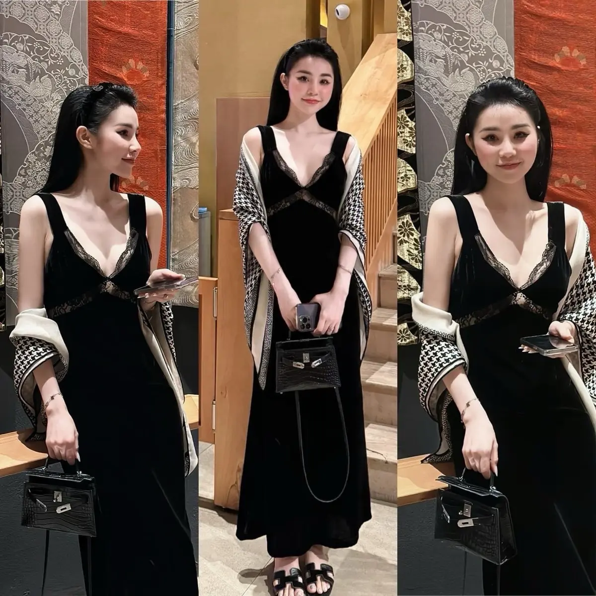 Váy nhung pha ren đuôi cá xinh iu lắm lun
