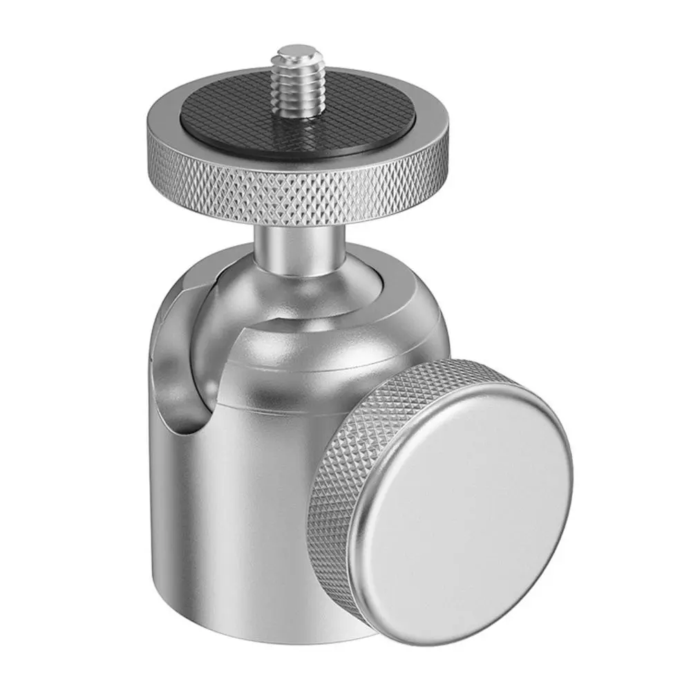Đầu Bi Mini, Xoay 360 Độ, Làm Bằng Hợp Kim Nhôm, Cấp Đồ Dùng Đơn Giản, Bộ Chuyển Đổi Đầu Bi Tripod, Thích Hợp Cho Máy Ảnh DSLR Và Chân Máy Đơn, Giá Đỡ Đèn