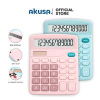 Gambar AKUSA Kalkulator Digital 12 Digits Dual Power Supply Calculator Desktop Kalkulator Meja Kalkulator Kantor Sekolah Layar LCD Lebar CA837 - Macaron Blue dari Akusa Official Store Kota Bekasi 1 Tokopedia