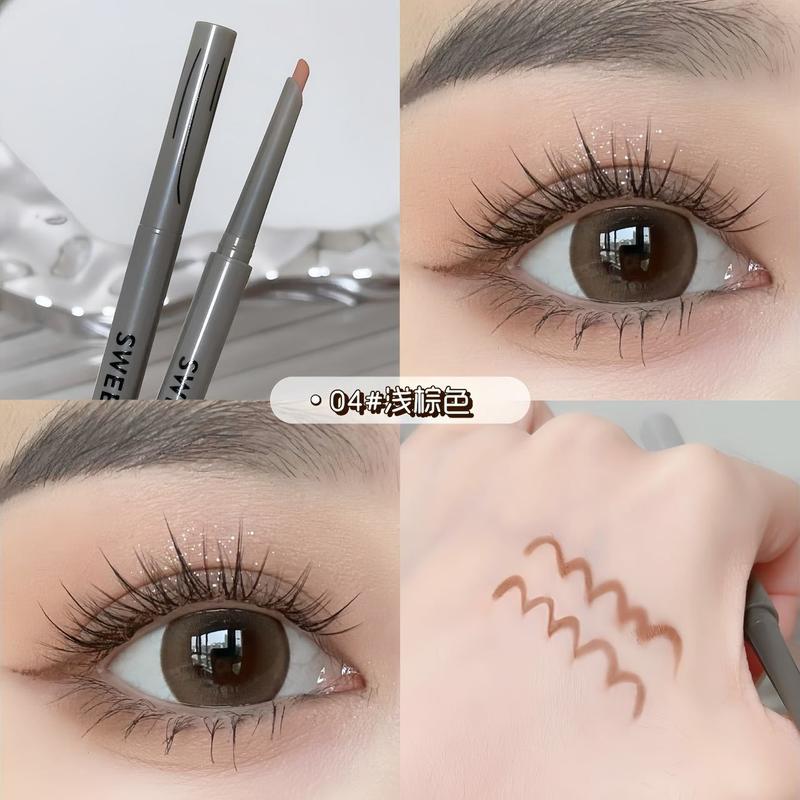 Product Introduction of SWEET MINT Machete Eyeliner Pen Long lasting Waterproof Sweatproof Not easy to smudge Outline down to shadow aegyo sal pen Lipliner Makeup Cosmetic 15
