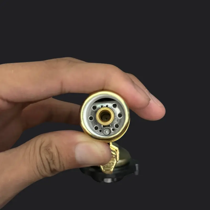 Khò ga mini 211C Nòng Ngắn, đánh lửa tự động, có vòng điều chỉnh oxy và núm điều chỉnh nhiệt độ, dễ dàng sử dụng, tiện lợi phù hợp với gia đình 2