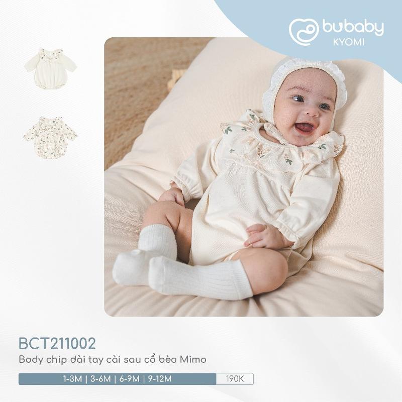 Product Introduction of GB D24: Body Chip Dài Tay Bubaby Cho Bé Trai, Bé Gái Size 1-12m - Jumpsuit - Voi 8