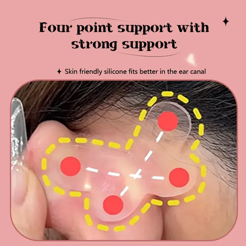 Dụng Cụ Chỉnh Tai Hình Bướm, 20 Cái / Hộp, Miếng Dán Tai Yêu Tinh, Hỗ Trợ Tai, Tự Dính, Miếng Dán Tai Mỹ Phẩm 4