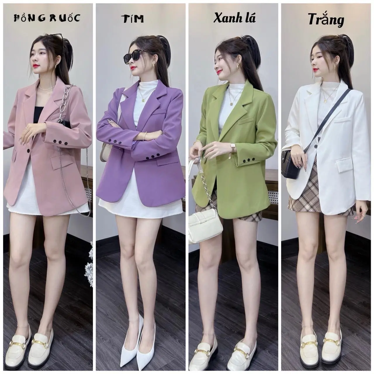 ÁO VEST 2 LỚP ÉP KEO ĐỆM VAI LOẠI XỊN NÚT TAY