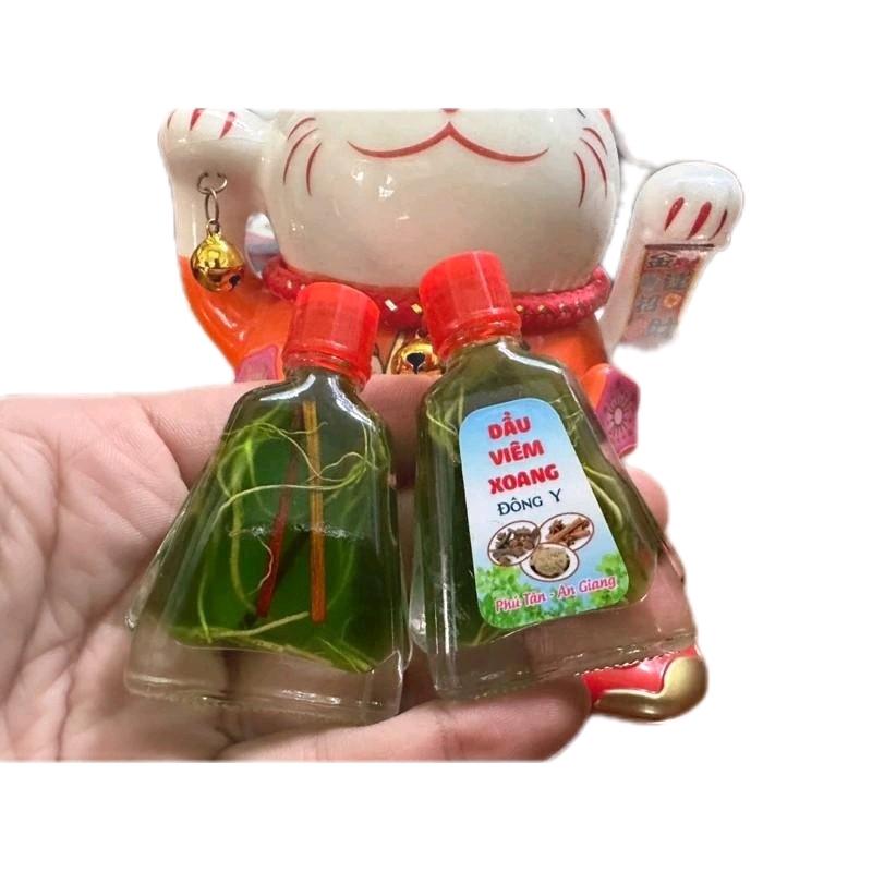 5 Chai Dầu Viêm Xoang Xanh 7ML như hình  ( có rể thuốc thơm nóng )