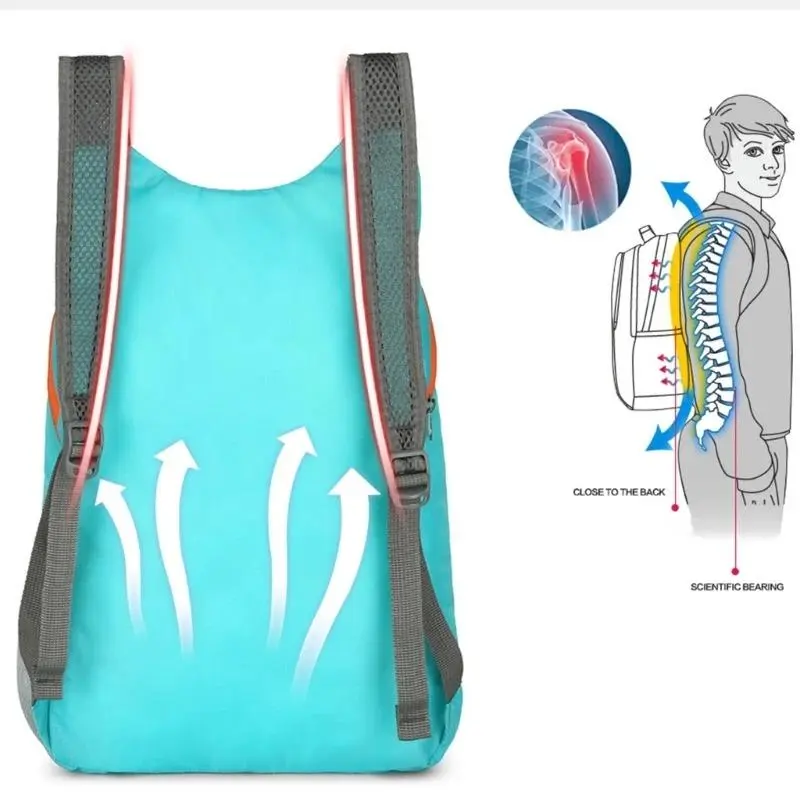 Foldable Hiking Backpack, Lightweight Daypack for Travel, Camping & Outdoor Adventures, Portable Backpack for Women & Men Perfect for Hiking, Leisure & Daily Use 4