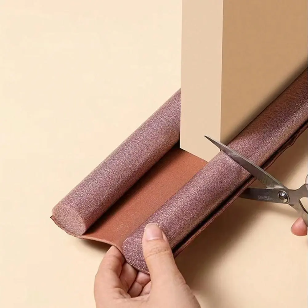 Universal Door Bottom Sealing Strip, Self Adhesive Door Draft Stopper, Sound Insulation Door Bottom Sealing Strip Tools, Men Gifts
