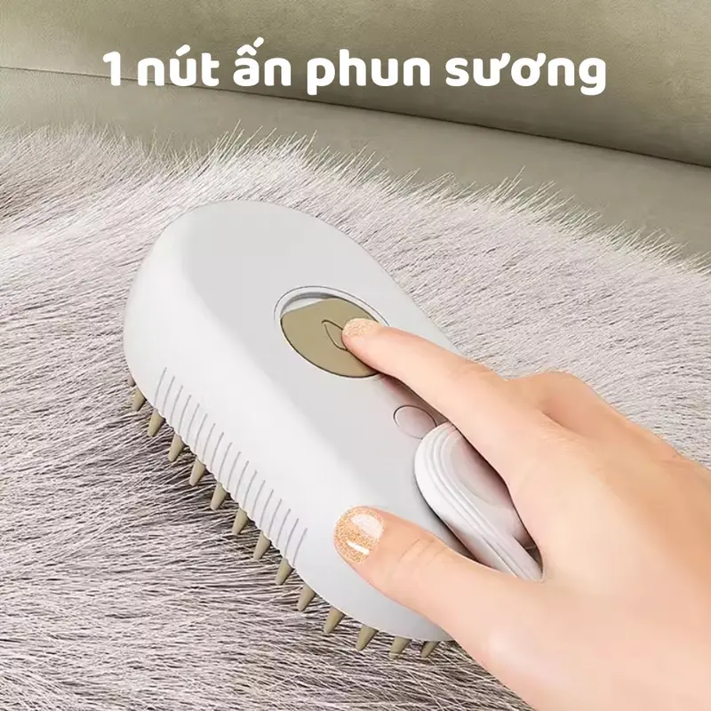 [ Ưu Đãi Đặc Biệt ] Mua Dầu Cá Hồi Tặng Kèm Lược Chải Lông Phun Hơi Nước cho Thú Cưng, tăng cường đề kháng, Giúp mắt sáng, mượt lông, khoẻ lông, giảm rụng lông, hết kén ăn lười ăn cho Chó & Mèo 5