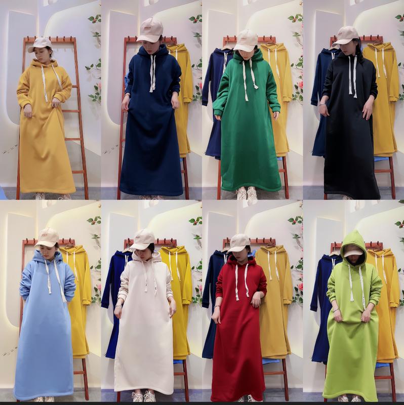 Áo hoodie nỉ bông to khổng lồ Top Nữ