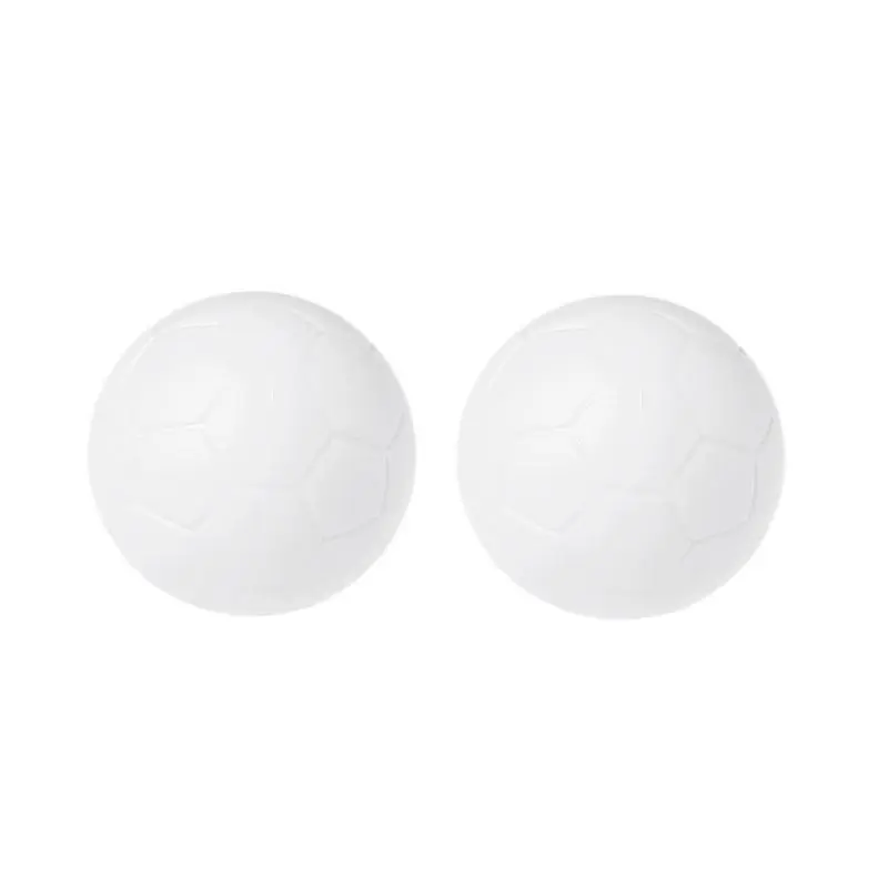Quả Bóng Đá Bàn, Ruoti, 2 Chiếc, Thay Thế, Bóng Đá Mini Màu Trắng, Làm Bằng Resin, Thích Hợp Cho Trò Chơi Trong Nhà Và Sân Khấu Chính Thức, Bóng Bóng Đá 0