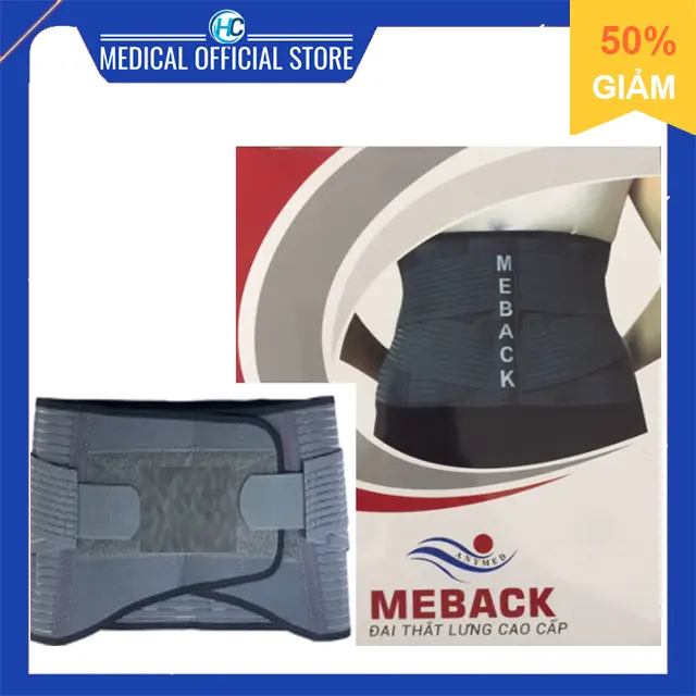 Đai Lưng Cột Sống MEBACK Hỗ Trợ Lưng, Thoát Vị Đĩa Đệm 0