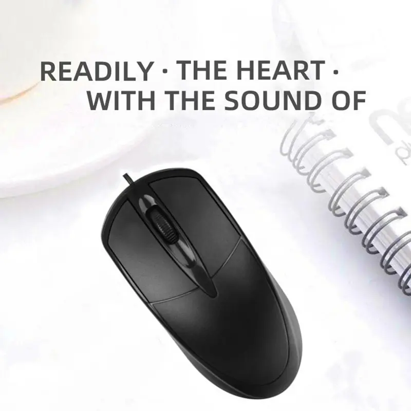 Chuột USB có dây, dành cho gia đình, văn phòng, doanh nghiệp, máy tính để bàn máy tính xách tay, I1I8 7