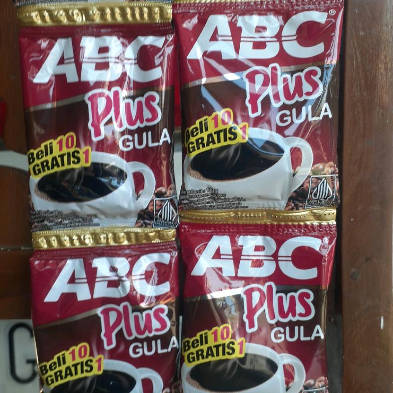 30 PCS 3renteng Kopi ABC plus gula 18 gram manis nya pas 3